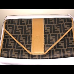 Authentic Fendi Roma Italy Clutch